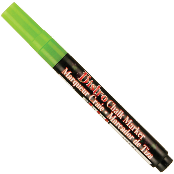 Uchida Bistro Chalk Marker Fine Point-Fluorescent Green 482-S-F4